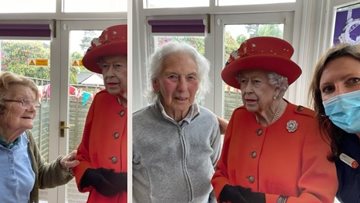 Special visit for Honiton Residents from Her Majesty